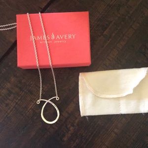 James Avery Silver Teardrop Necklace